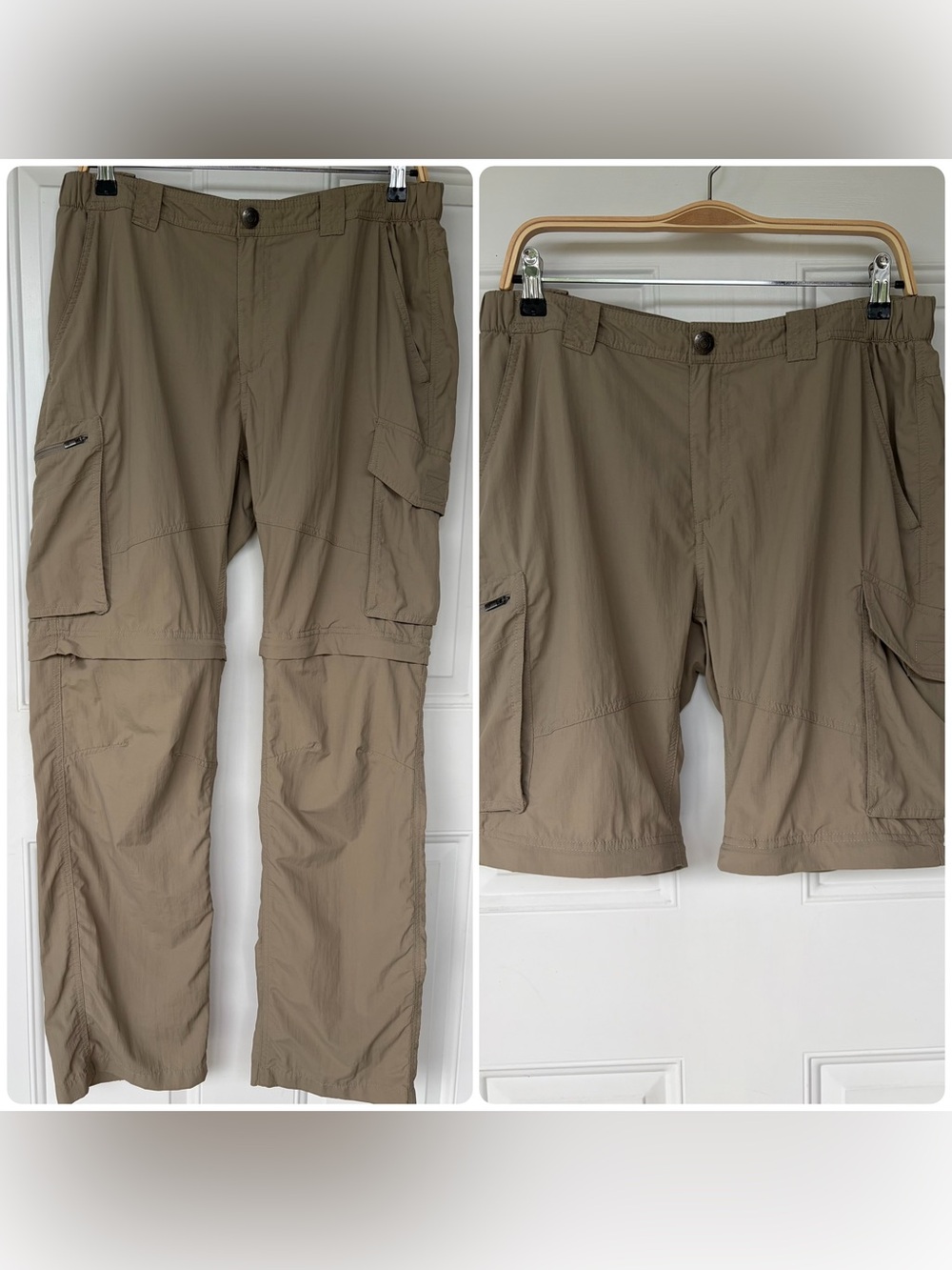 •Columbia• Men’s Omni Shade Convertible Zip-Off Pants - Size 34”x32”
